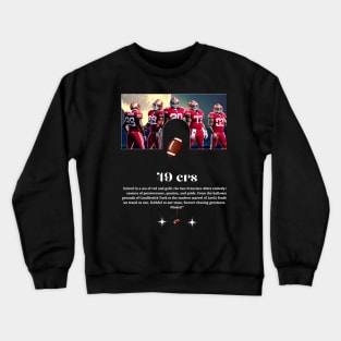 49 ers graphic design, funny 49 ers victor illustration design Crewneck Sweatshirt